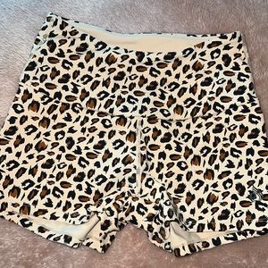 Ryder Wear Leopard Scrunch Bum Shorts